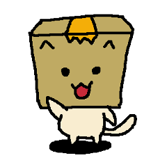 [LINEスタンプ] Box-Cat