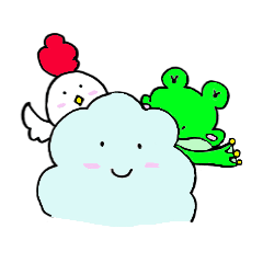 [LINEスタンプ] クラウディーとゆかいな仲間たち