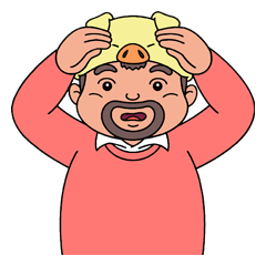 [LINEスタンプ] 豚頭お父さん