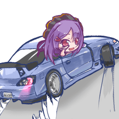 [LINEスタンプ] Four Wheels (RC car)