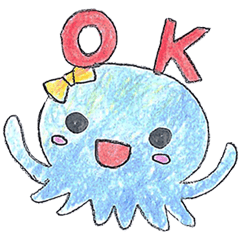 [LINEスタンプ] 青海月のくららちゃん