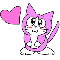 [LINEスタンプ] 魔法猫モモーニャ（モモーニャと仲間たち）