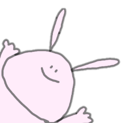[LINEスタンプ] うさはらさん。