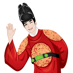 [LINEスタンプ] deawang of Joseon