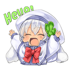 [LINEスタンプ] ふわふわ兎のラヴィさん