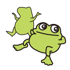 [LINEスタンプ] 日々是好日なカエル