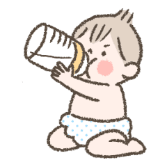 [LINEスタンプ] 【動く】ふわふわ赤ちゃんの画像（メイン）