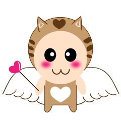 [LINEスタンプ] Angel Meow