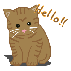 [LINEスタンプ] HELLO Meow