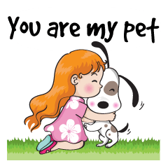 [LINEスタンプ] You are my pet