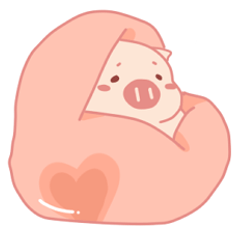 [LINEスタンプ] Fat Pig but Extremely Lovable