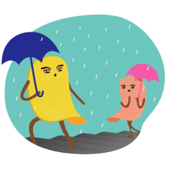 [LINEスタンプ] 食べ物の「キモチ」 /@..@: エピソード2