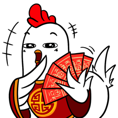 [LINEスタンプ] Happy Rooster (Chinese New Year Edition)