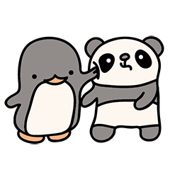 [LINEスタンプ] Dadha and Guinguin