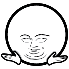 [LINEスタンプ] Mr Circle Head