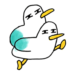 [LINEスタンプ] かもめの休日