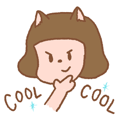 [LINEスタンプ] 女の子と猫 fetchpriority=high