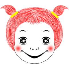 [LINEスタンプ] lovely girl Dasom fetchpriority=high