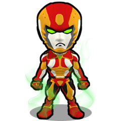 [LINEスタンプ] New hero - Cos debut！！