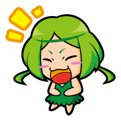 [LINEスタンプ] パクチー娘