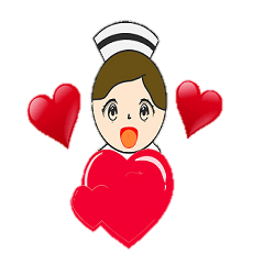 [LINEスタンプ] Nurse also have heart