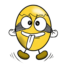 [LINEスタンプ] BouncyEggie
