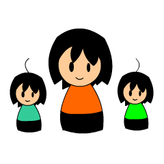[LINEスタンプ] こけしさんと仲間たち