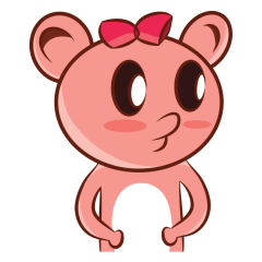 [LINEスタンプ] Lucy - Pink Doll Koala