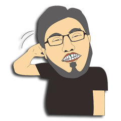 [LINEスタンプ] Budi The Most Calm 