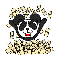 [LINEスタンプ] キリまゆパンダくん