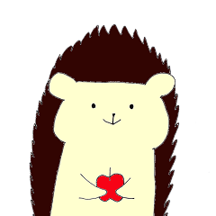 [LINEスタンプ] ハリネズミのドングリさん。