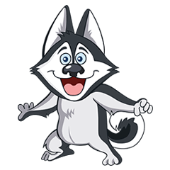 [LINEスタンプ] Husky