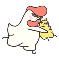 [LINEスタンプ] ひよっこと番長