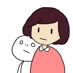 [LINEスタンプ] ふんふんと女の子