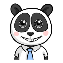 [LINEスタンプ] Hello Panda Office worker