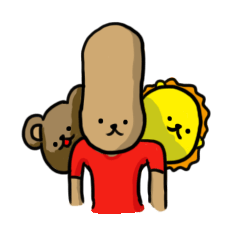 [LINEスタンプ] 森の村人