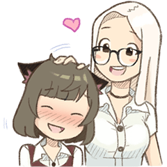 [LINEスタンプ] Jubi's College Students