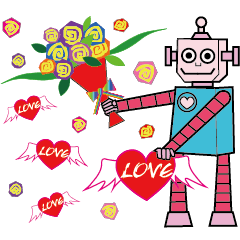 [LINEスタンプ] color robot part.2