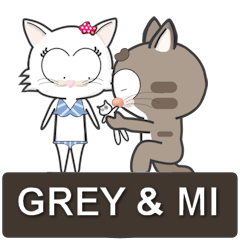 [LINEスタンプ] Mr Grey Little Cat 2