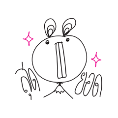 [LINEスタンプ] Abstract Rabbit