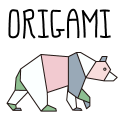 [LINEスタンプ] ORIGAMI ANIMAL