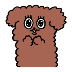 [LINEスタンプ] プードルのぷっさん