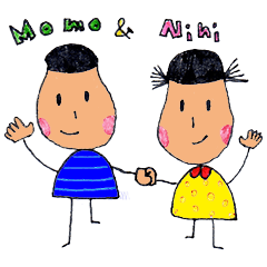 [LINEスタンプ] Momo ＆ Nini