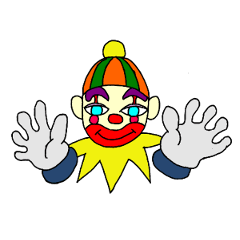 [LINEスタンプ] やや辛口ピエロ