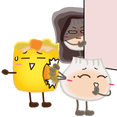 [LINEスタンプ] DimsumMan in love