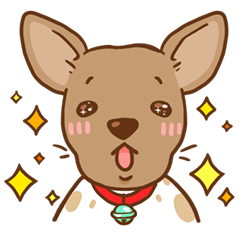[LINEスタンプ] Dian Dian is a Mix Breed dog