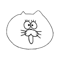 [LINEスタンプ] ねこはちの日常