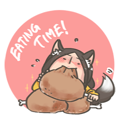 [LINEスタンプ] Eating Time