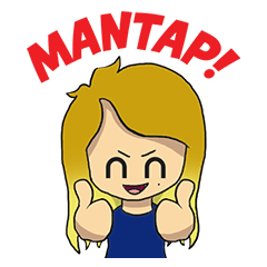 [LINEスタンプ] Karen Handoko