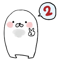 [LINEスタンプ] 直立なあざらし2